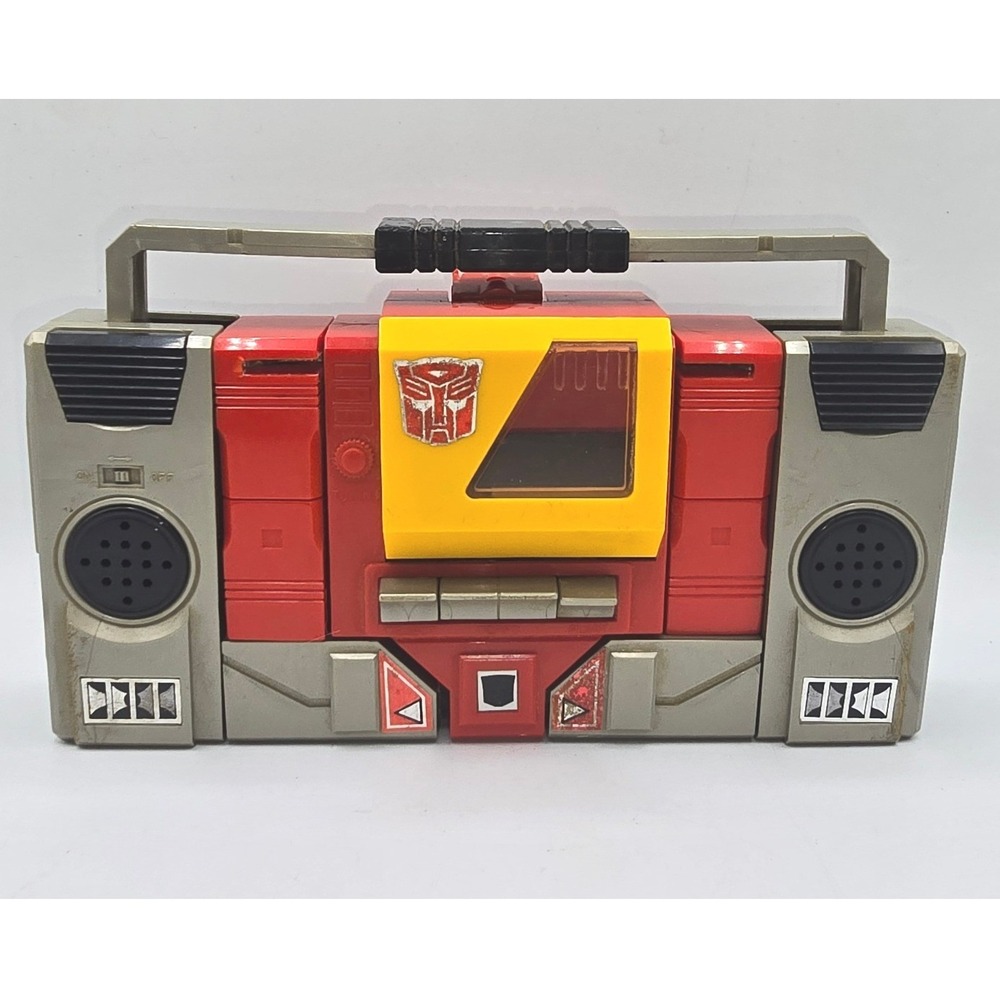 Vintage 1984 Transformers G1 Blaster Action Figure Hasbro Takara Japan Boombox